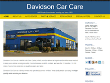 Tablet Screenshot of davidsoncarcare.com